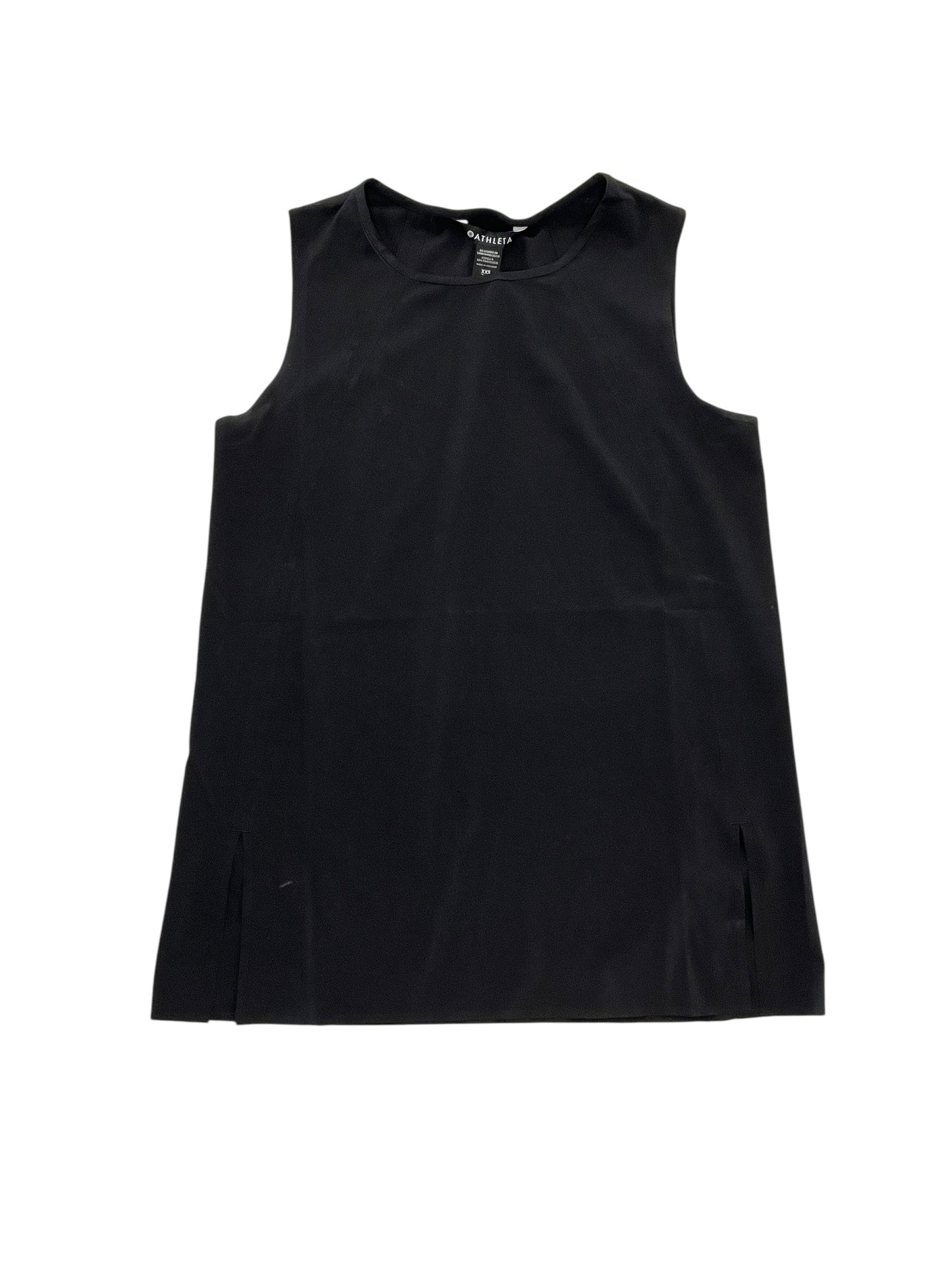 Athletic Tank Top By Athleta In Black, Size:Xxs