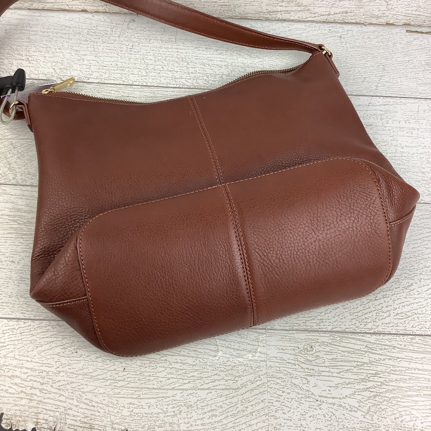 Handbag Leather By Talbots, Size: Medium