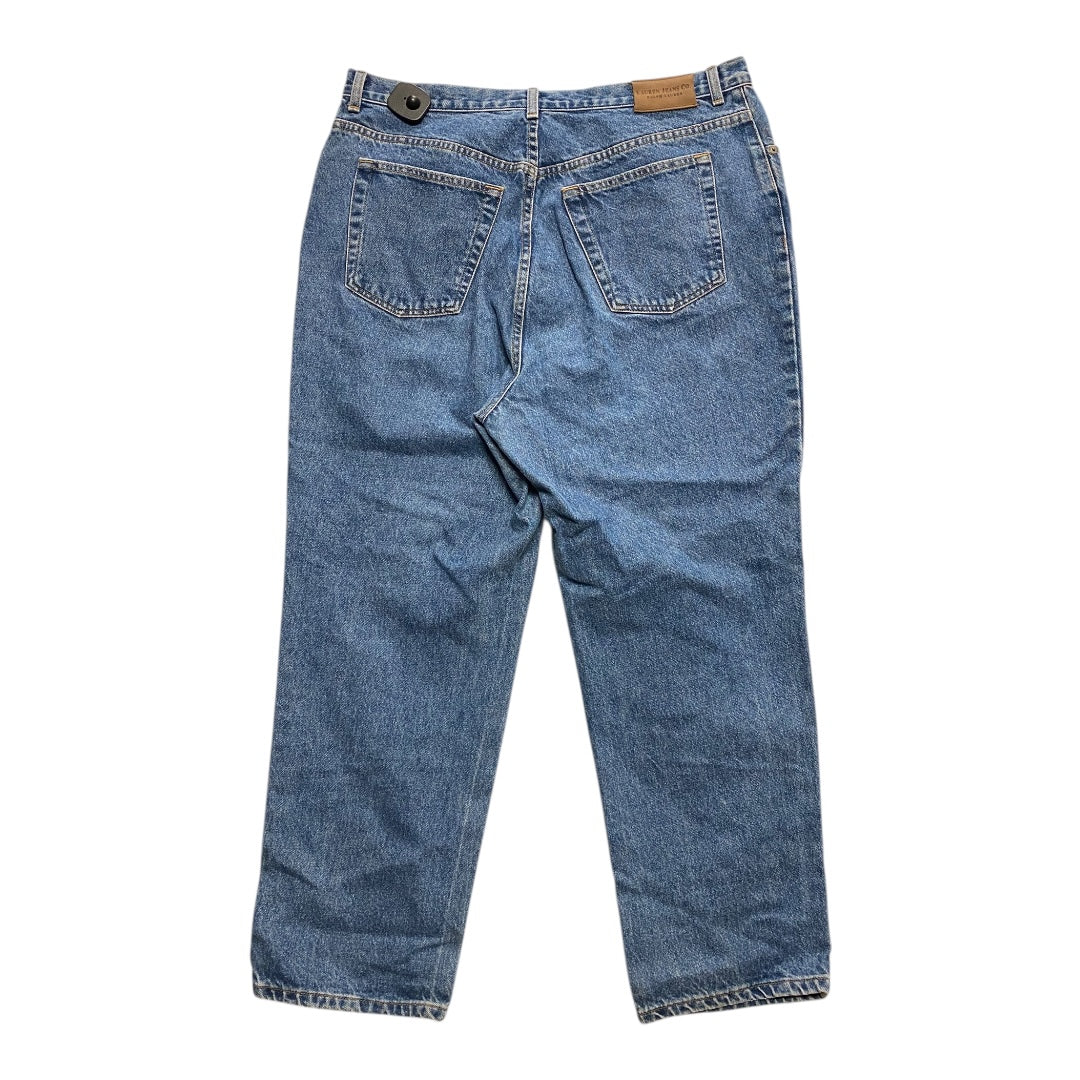 Jeans Boyfriend By Ralph Lauren In Blue Denim, Size:18
