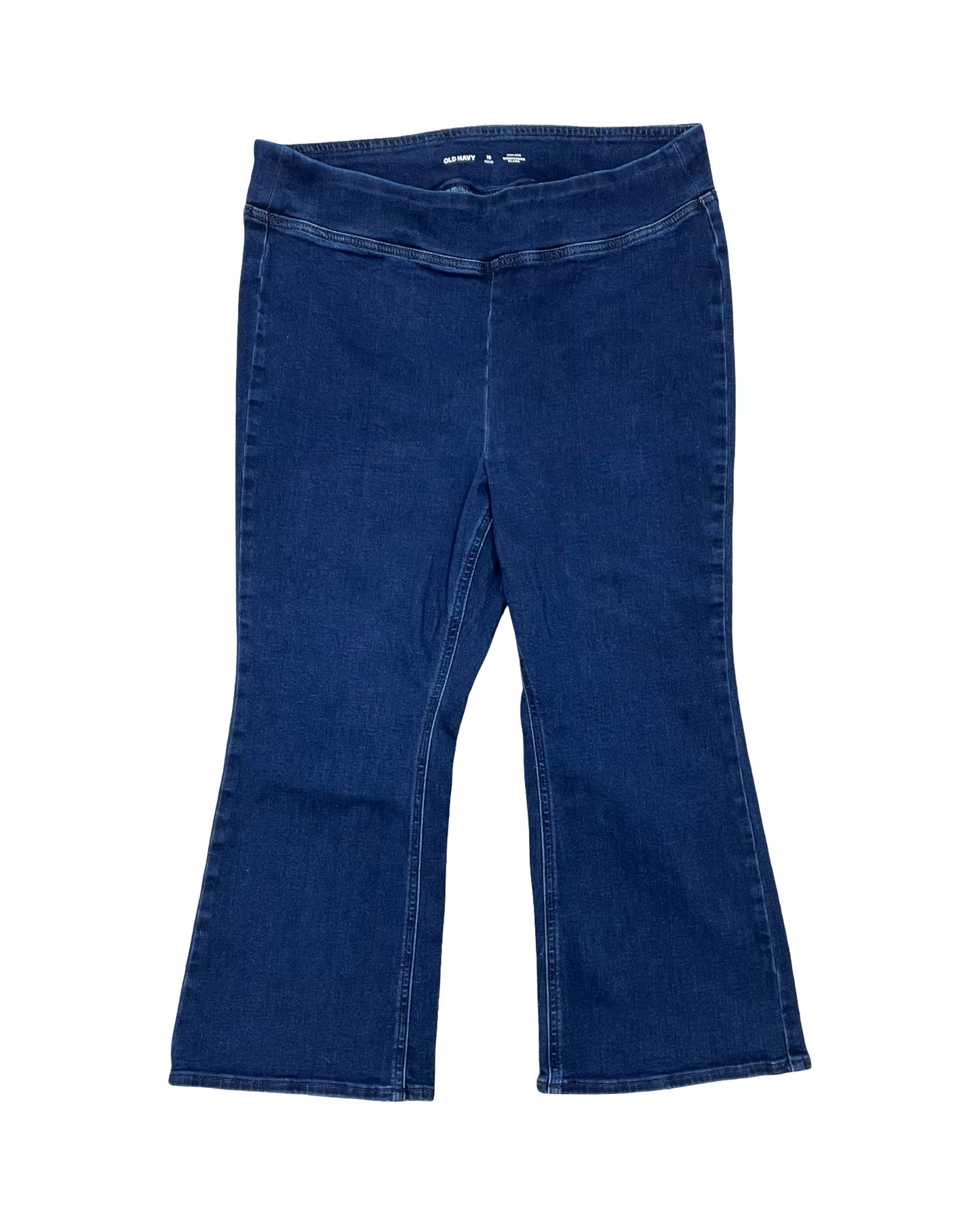 Jeans Flared By Old Navy In Blue Denim, Size:16