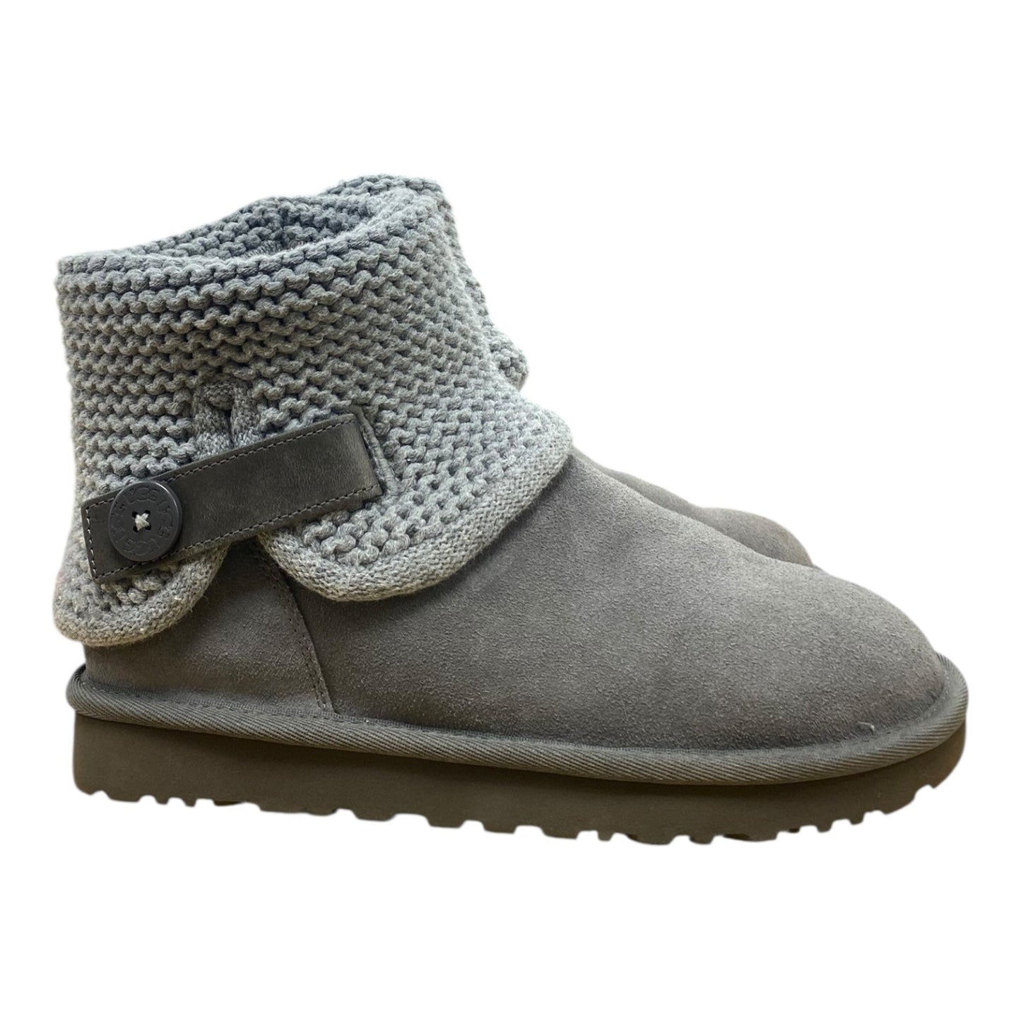 Boots Designer By Ugg In Grey, Size:8