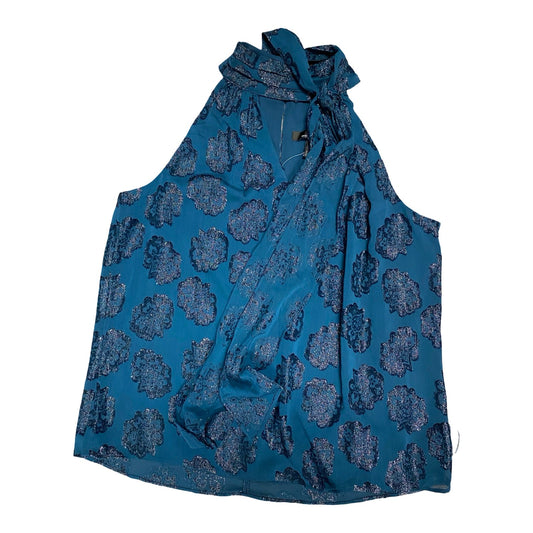 Top Sleeveless By White House Black Market In Teal, Size:12