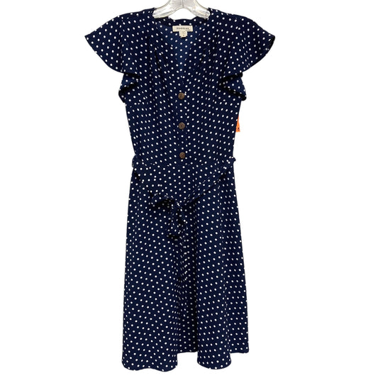 Dress Work By Monteau In Blue & White, Size:S