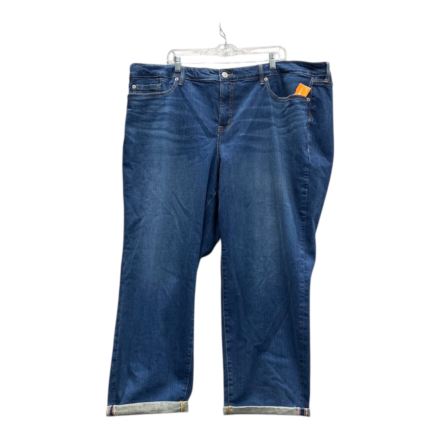 Jeans Cropped By Torrid In Blue, Size:26