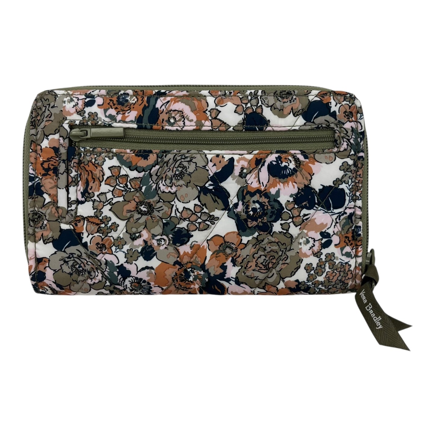 Wallet By Vera Bradley In Blue & Green, Size:Large