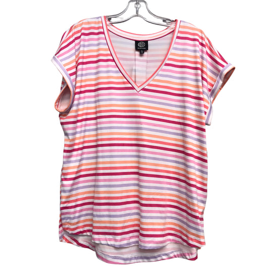 Top Sleeveless By Bobeau In Striped Pattern, Size:Xl