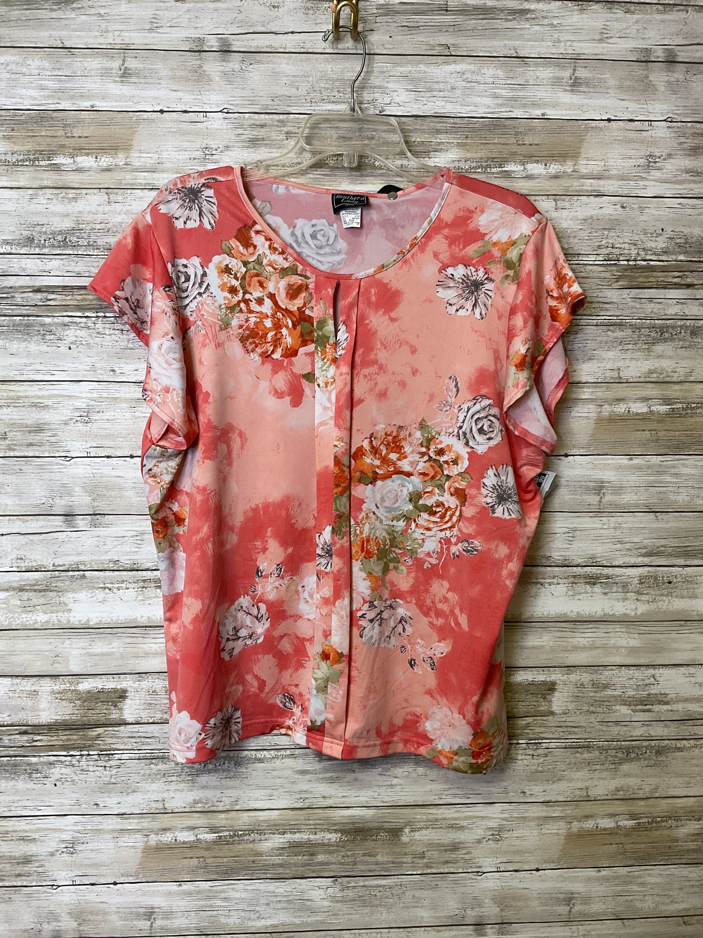 Top Ss By Clothes Mentor In Pink, Size:Xlp