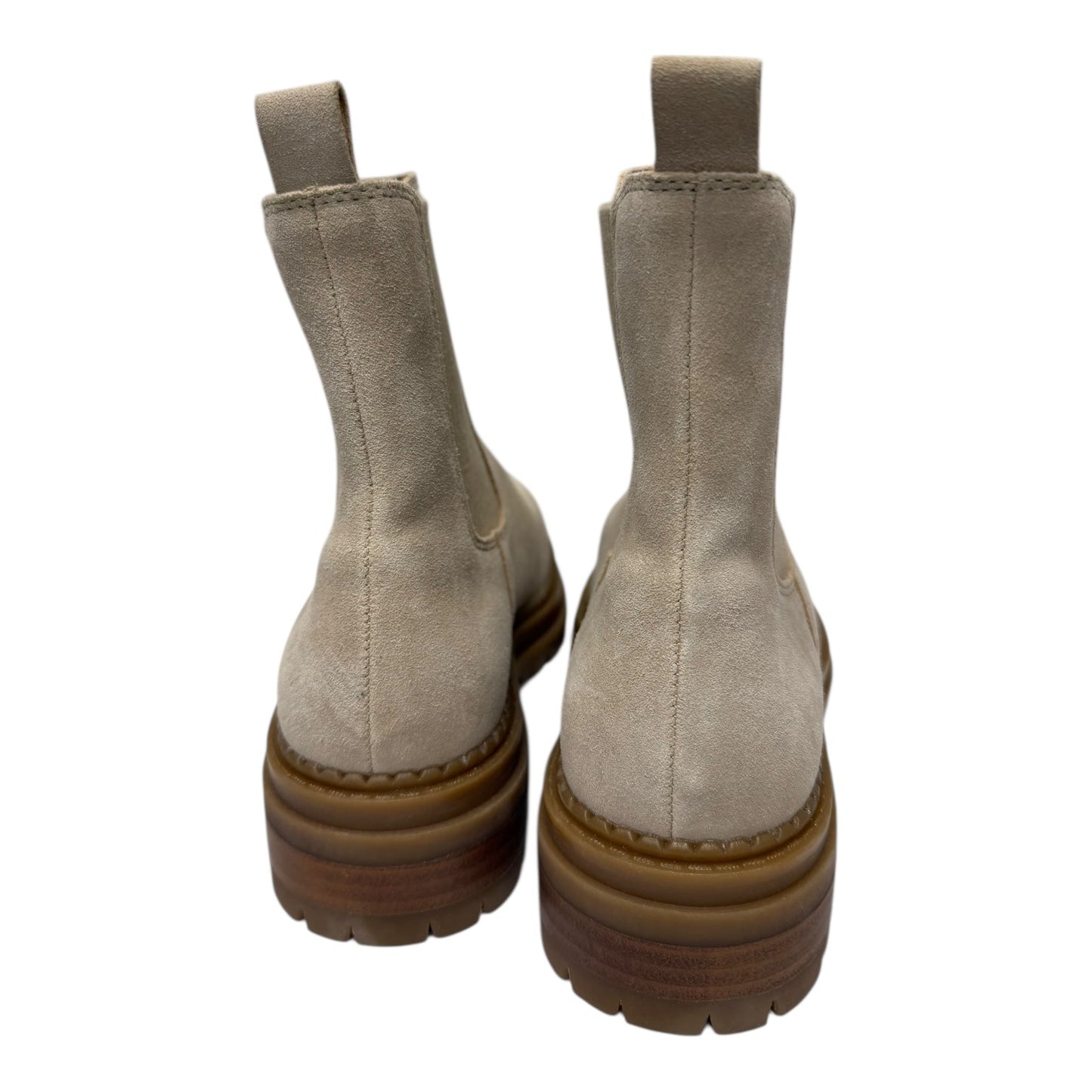 Boots Ankle Flats By Steve Madden In Tan, Size:8