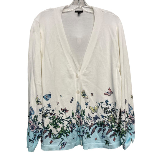 Sweater Cardigan By Talbots In Multi, Size:3X
