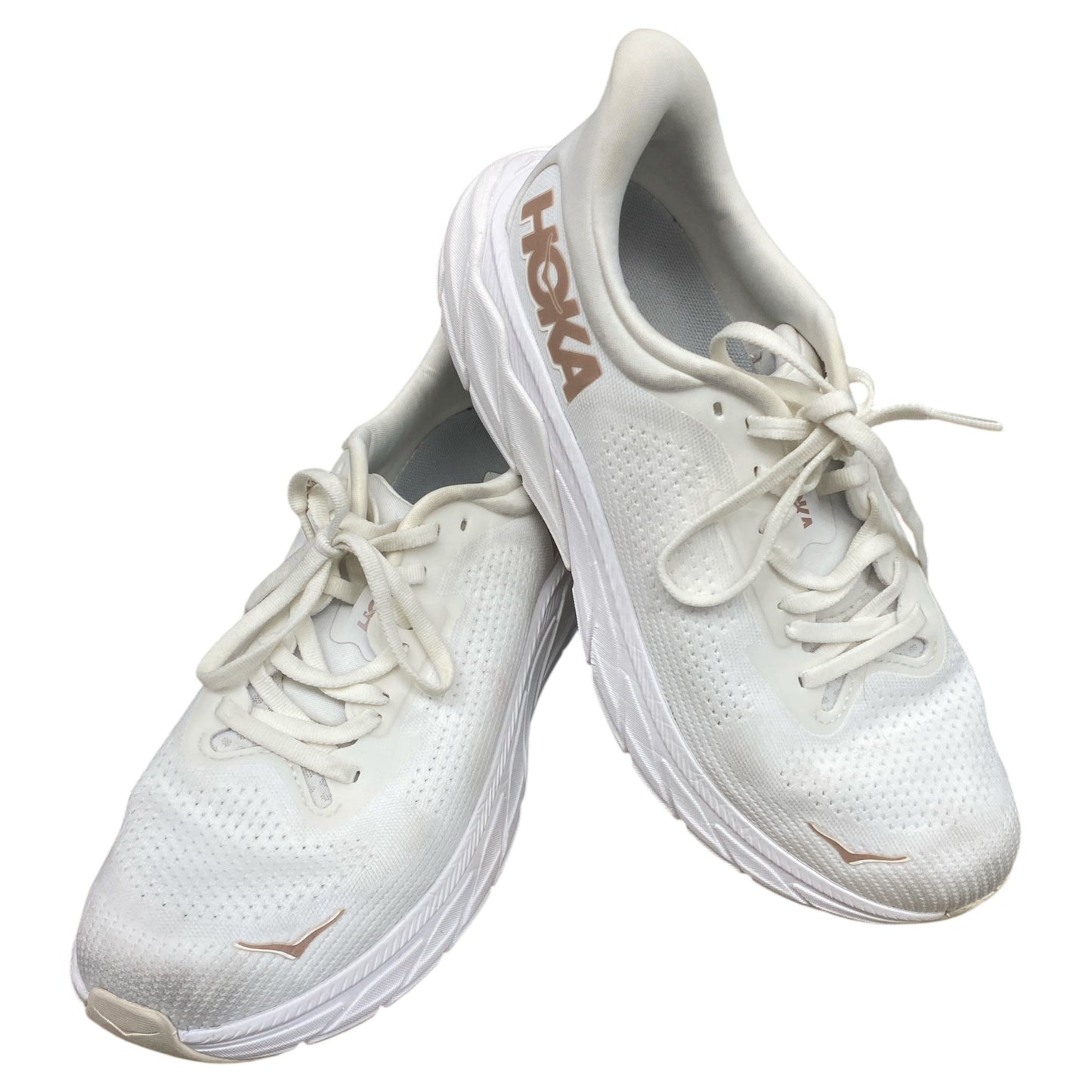 Shoes Athletic By Hoka In Cream, Size:9.5