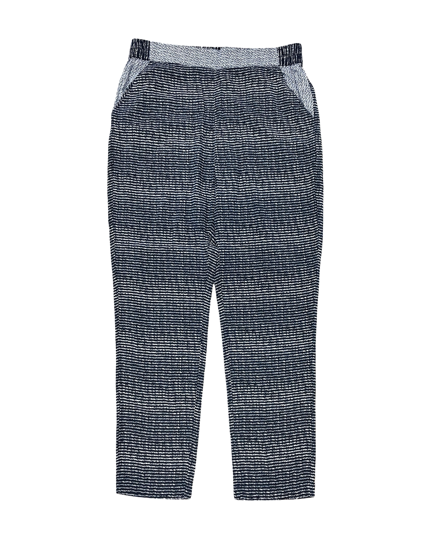 Pants Lounge By Cabi In Blue & White, Size:10