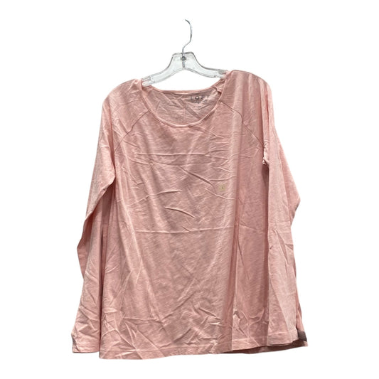 Top Ls Basic By Loft In Pink, Size:L