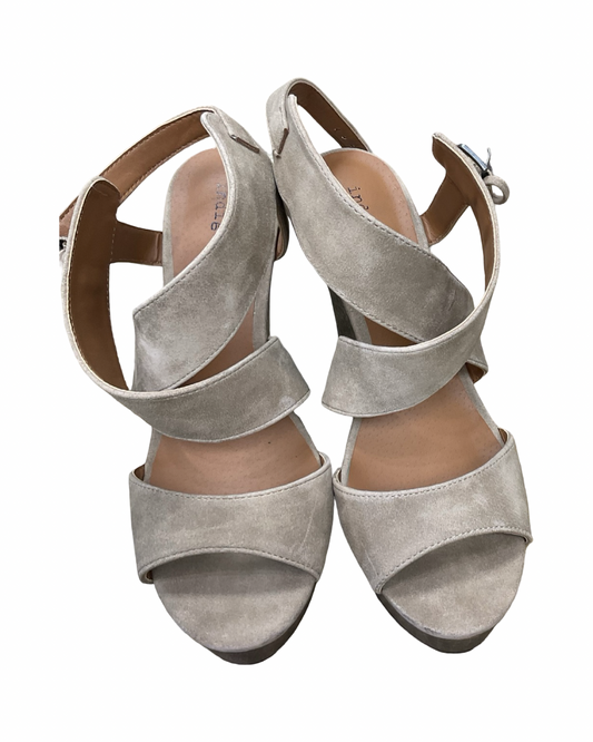 Sandals Heels Platform By Indigo Rd In Tan, Size:8