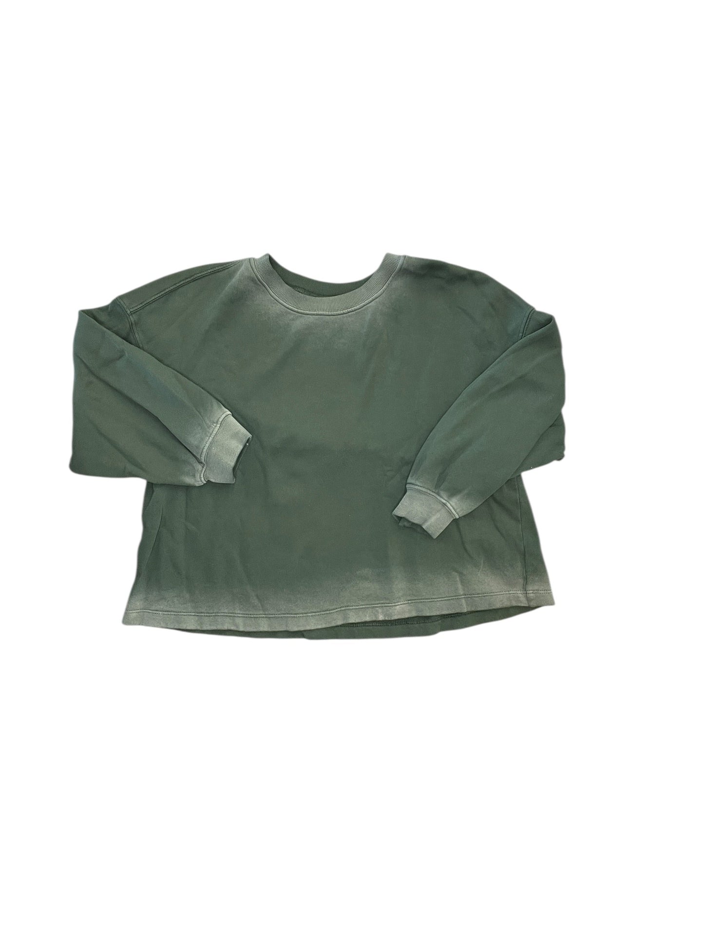 Sweatshirt Crewneck By Velvet By Graham & Spencer In Green, Size:Xs