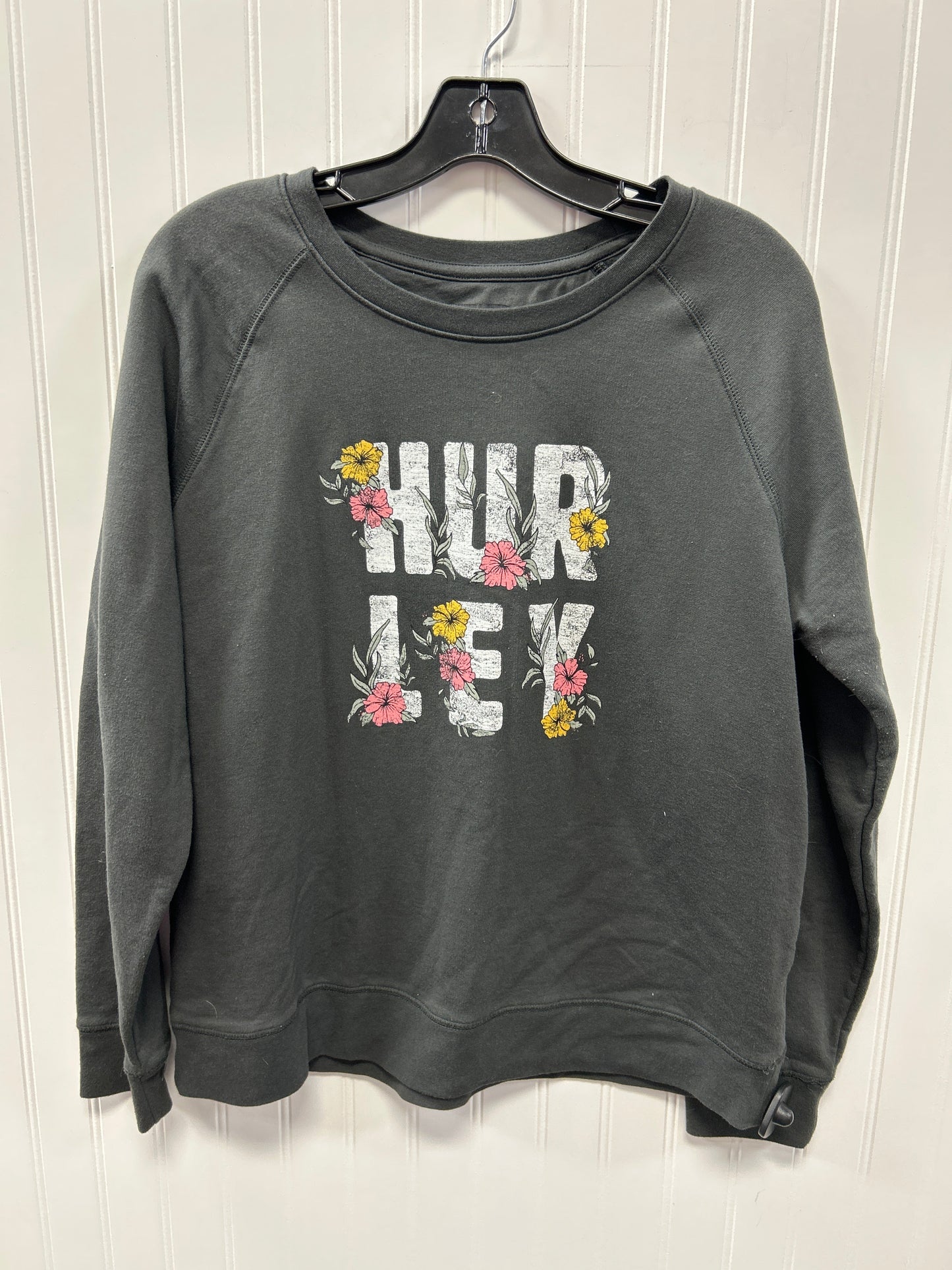 Top Ls By Hurley In Grey, Size:L