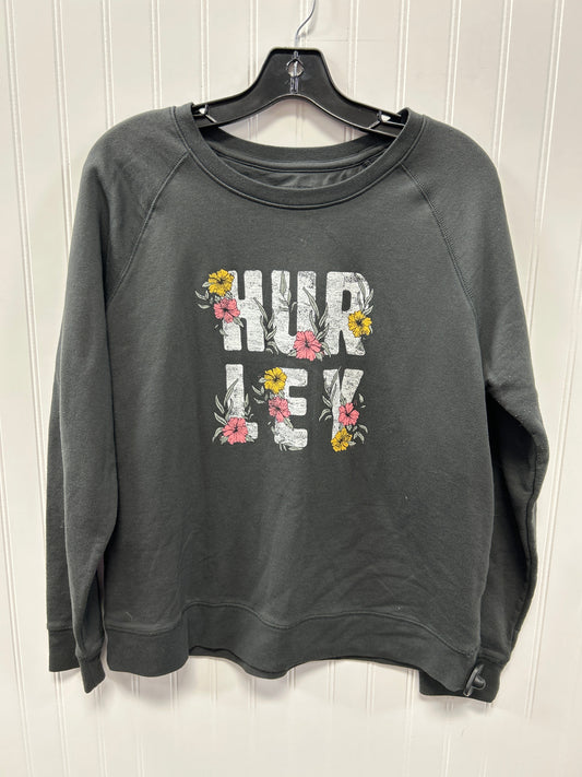 Top Ls By Hurley In Grey, Size:L