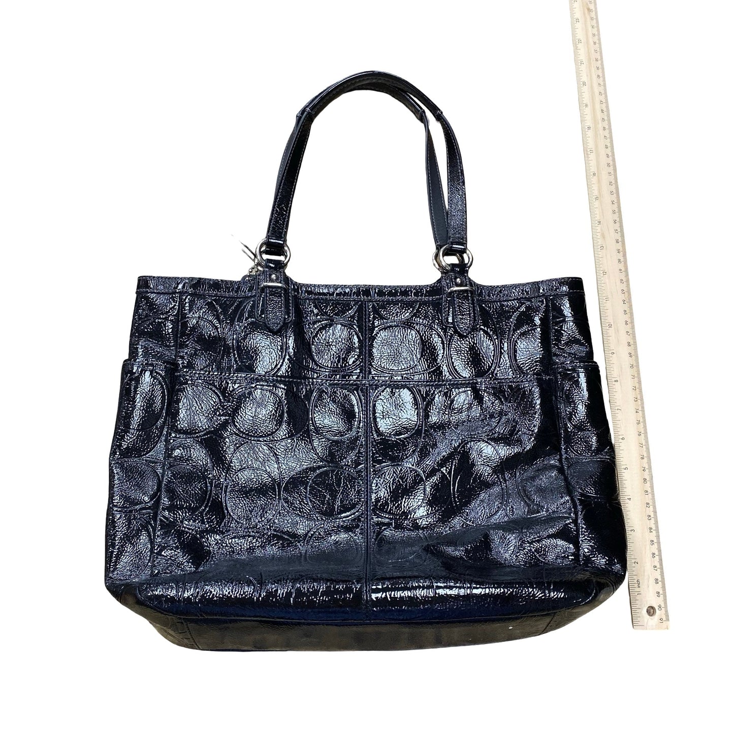 Handbag Designer By Coach In Black, Size:Medium