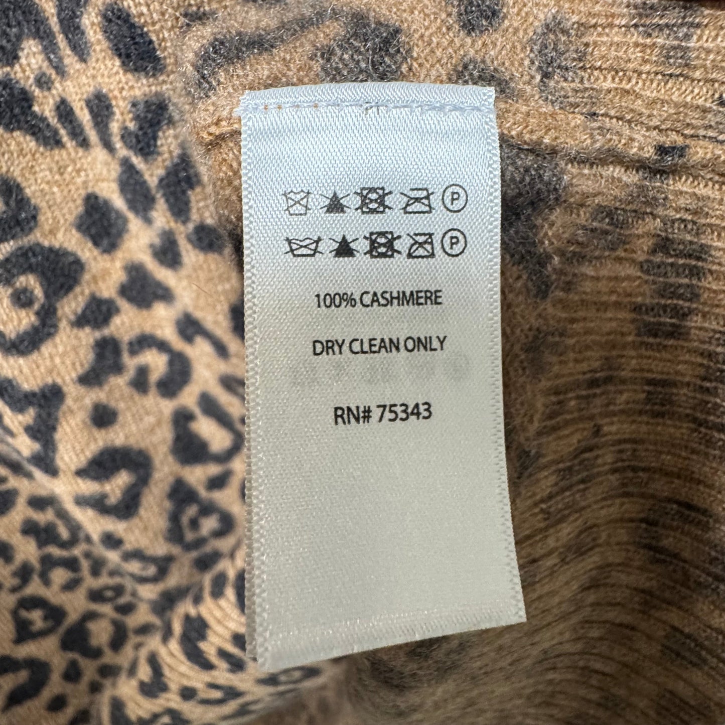 Sweater Cashmere By Wilt In Animal Print, Size: Xl