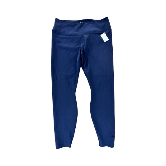 Athletic Leggings By Nike In Navy, Size:1X