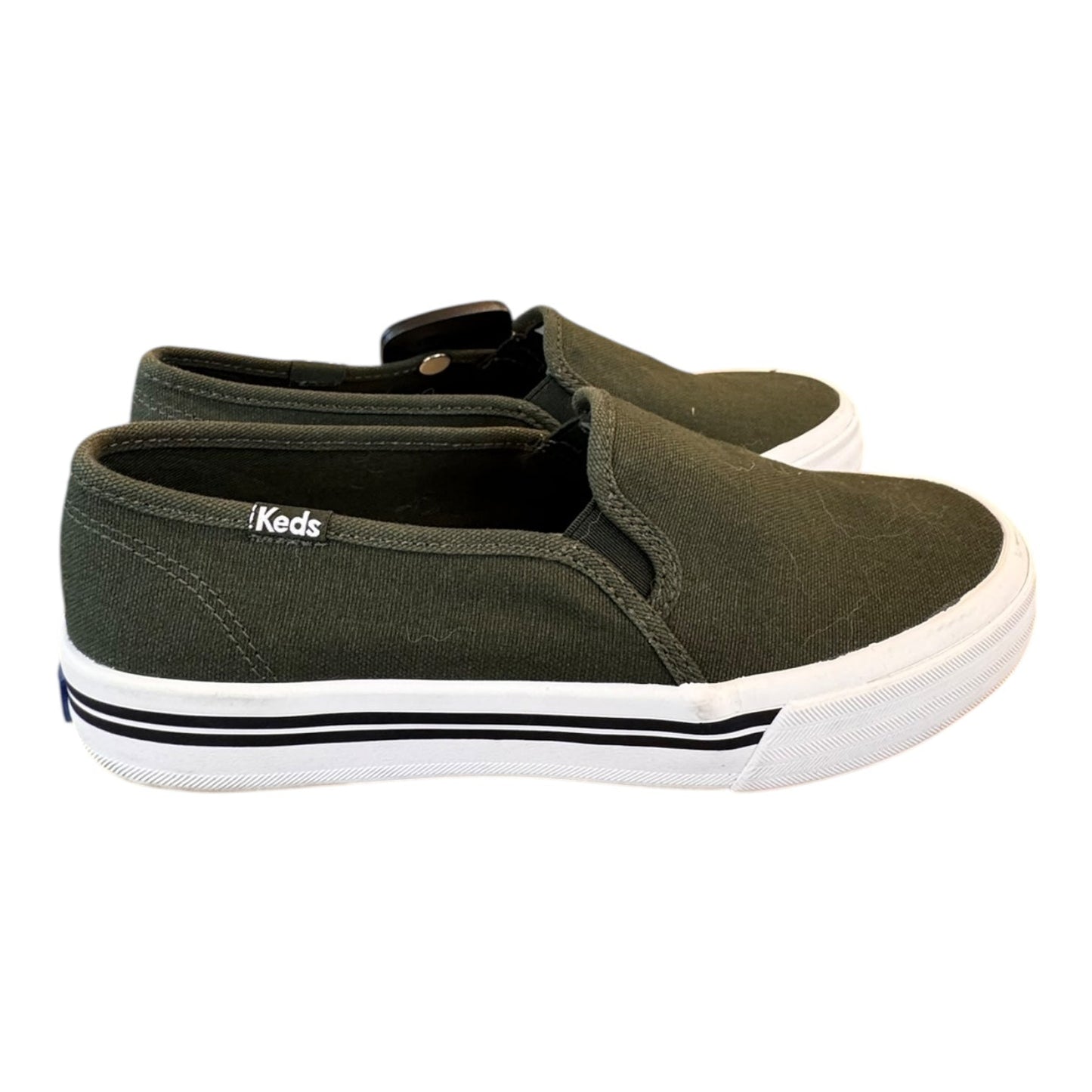 Shoes Sneakers By Keds In Green & White, Size:6