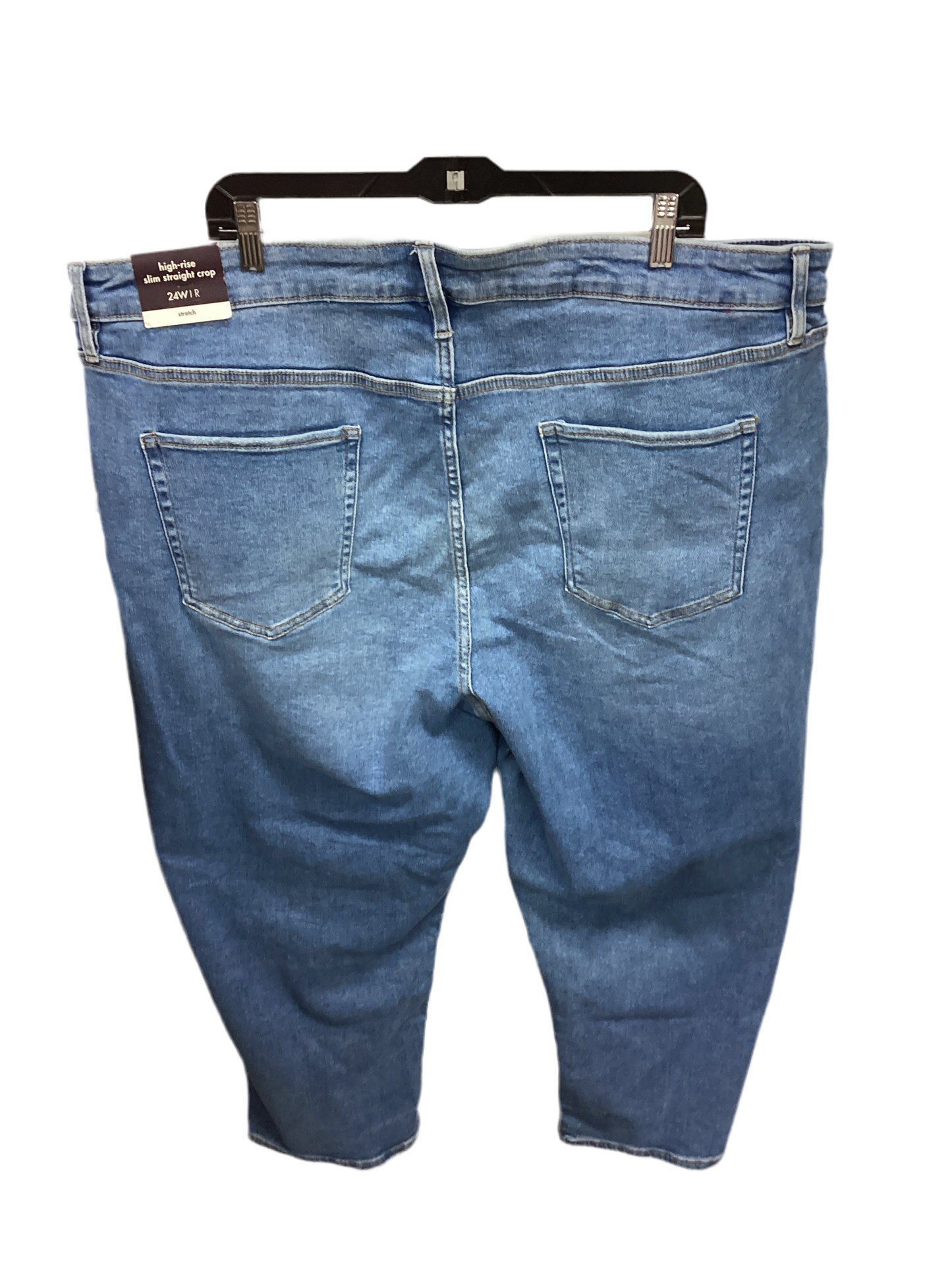 Jeans Straight By Ava & Viv In Blue Denim, Size:24