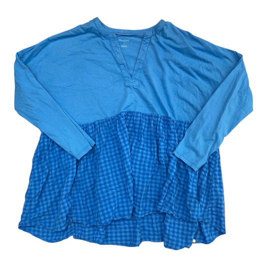 Top Ls By Pilcro In Blue, Size:Xl
