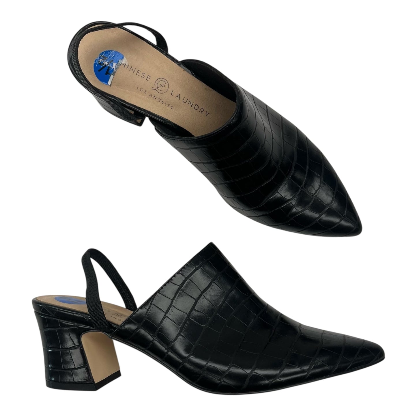 Shoes Heels Block By Chinese Laundry In Black, Size:7