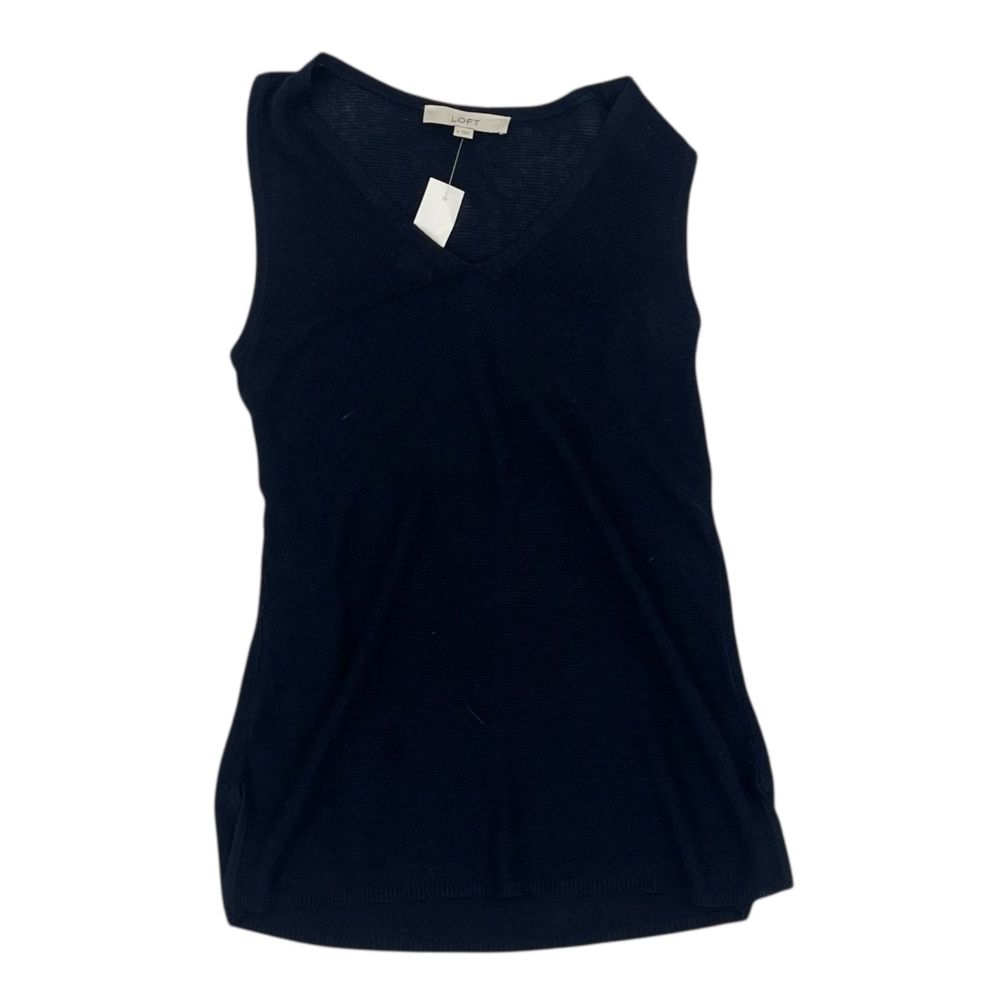 Vest Sweater By Loft In Blue, Size:S