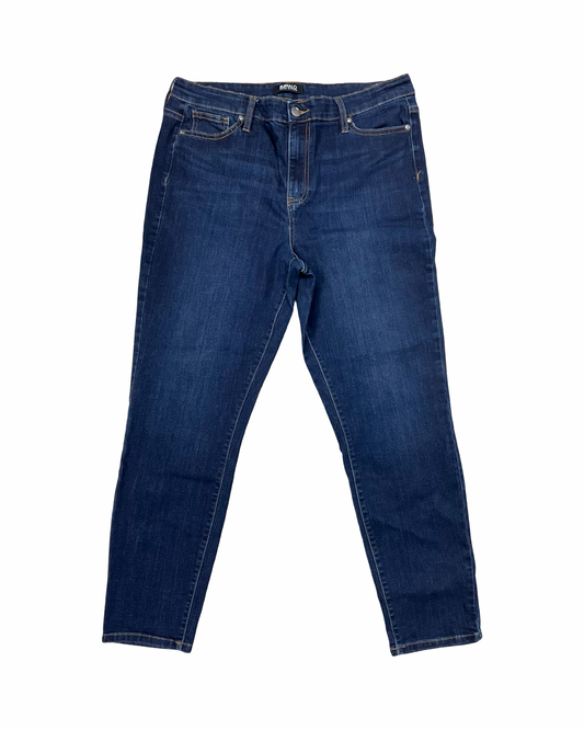 Jeans Skinny By Buffalo David Bitton In Blue Denim, Size:14