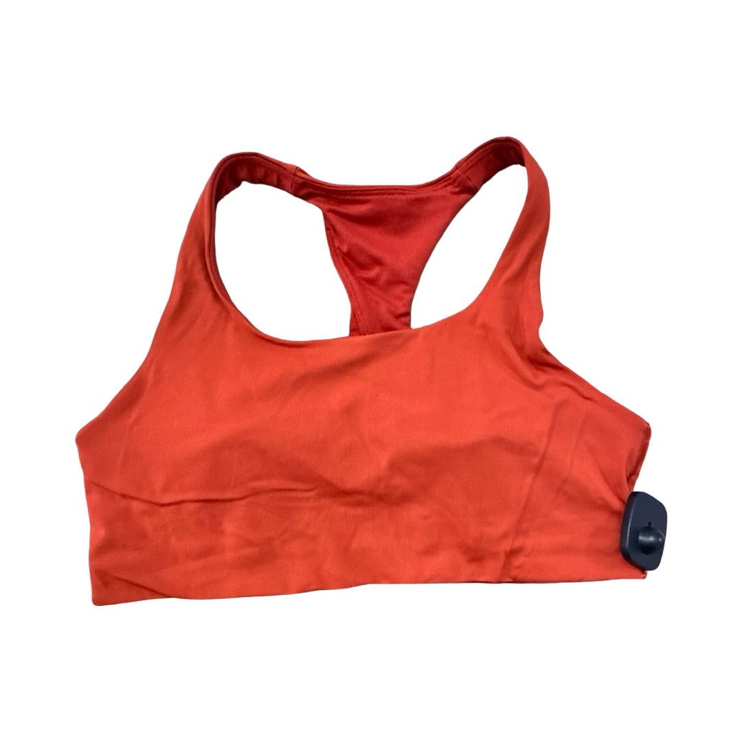 Athletic Bra By Lululemon In Orange, Size:8