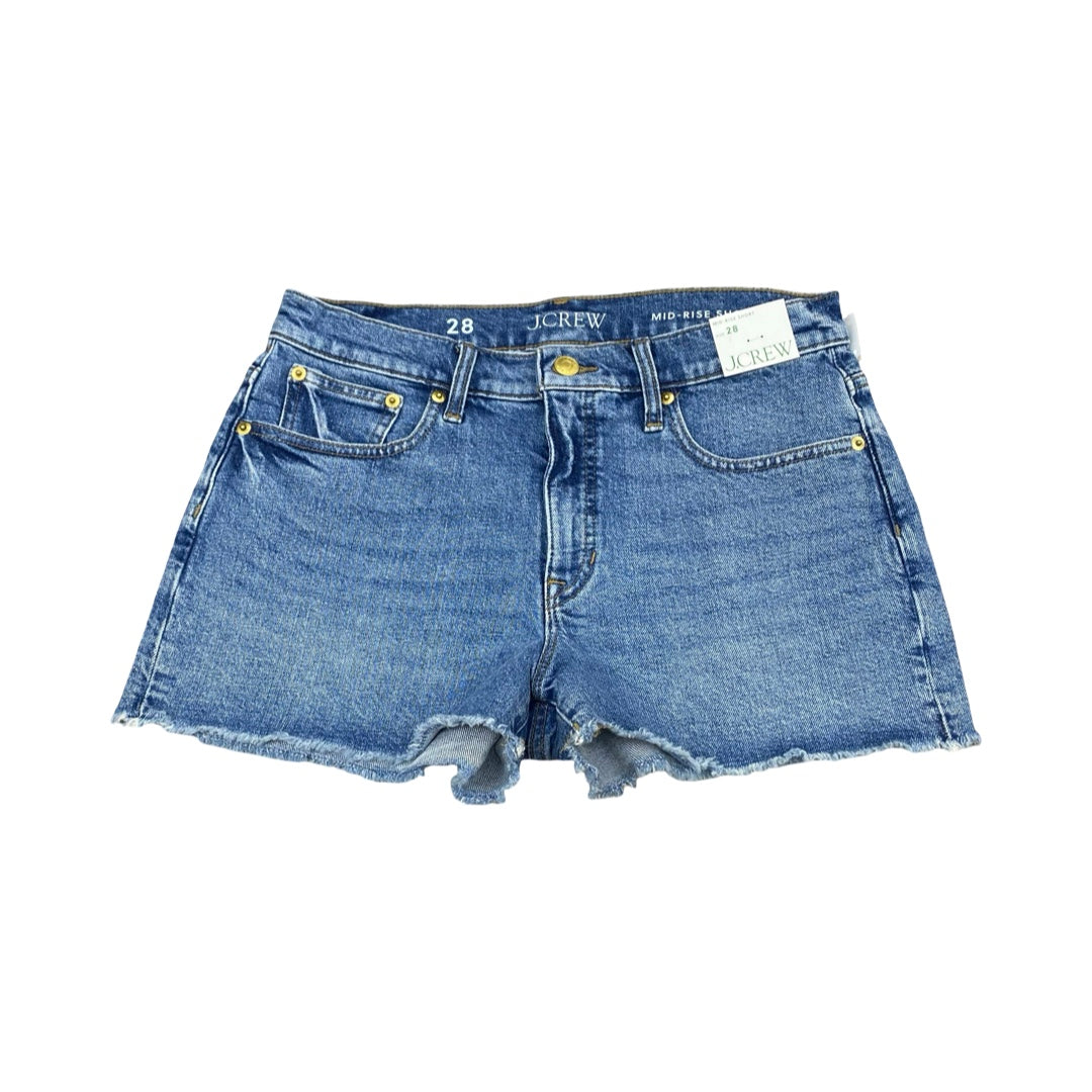 Shorts By J. Crew In Blue Denim, Size:6