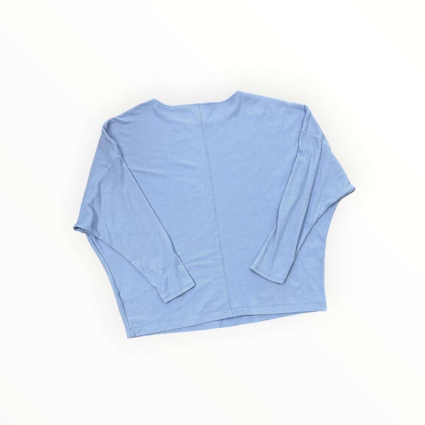 Top 3/4 Sleeve By Simply Vera In Blue, Size:2x