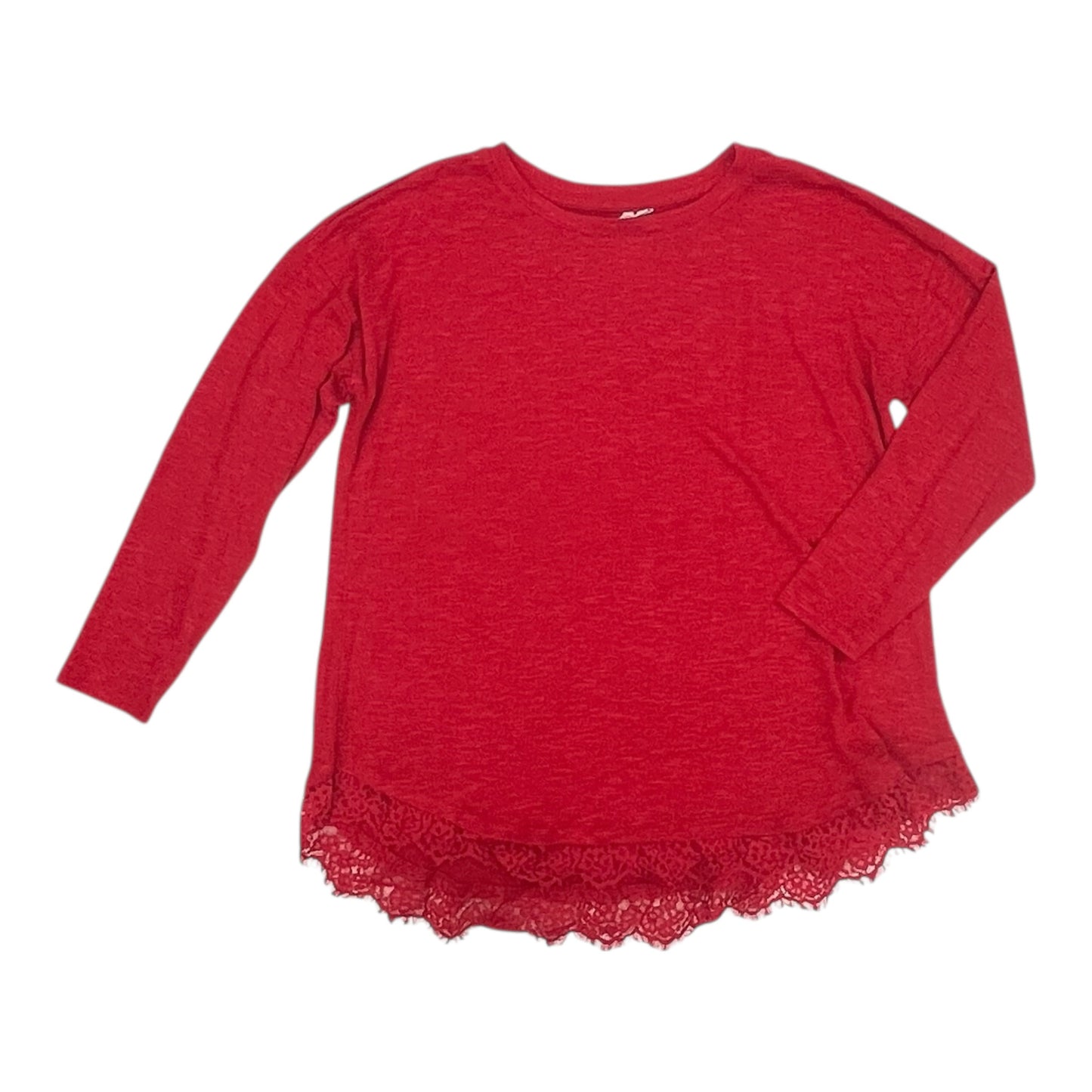 Top Ls By Cato In Red, Size:Xl