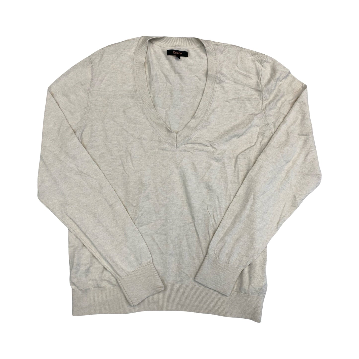 Sweater By Quince In Cream, Size:L