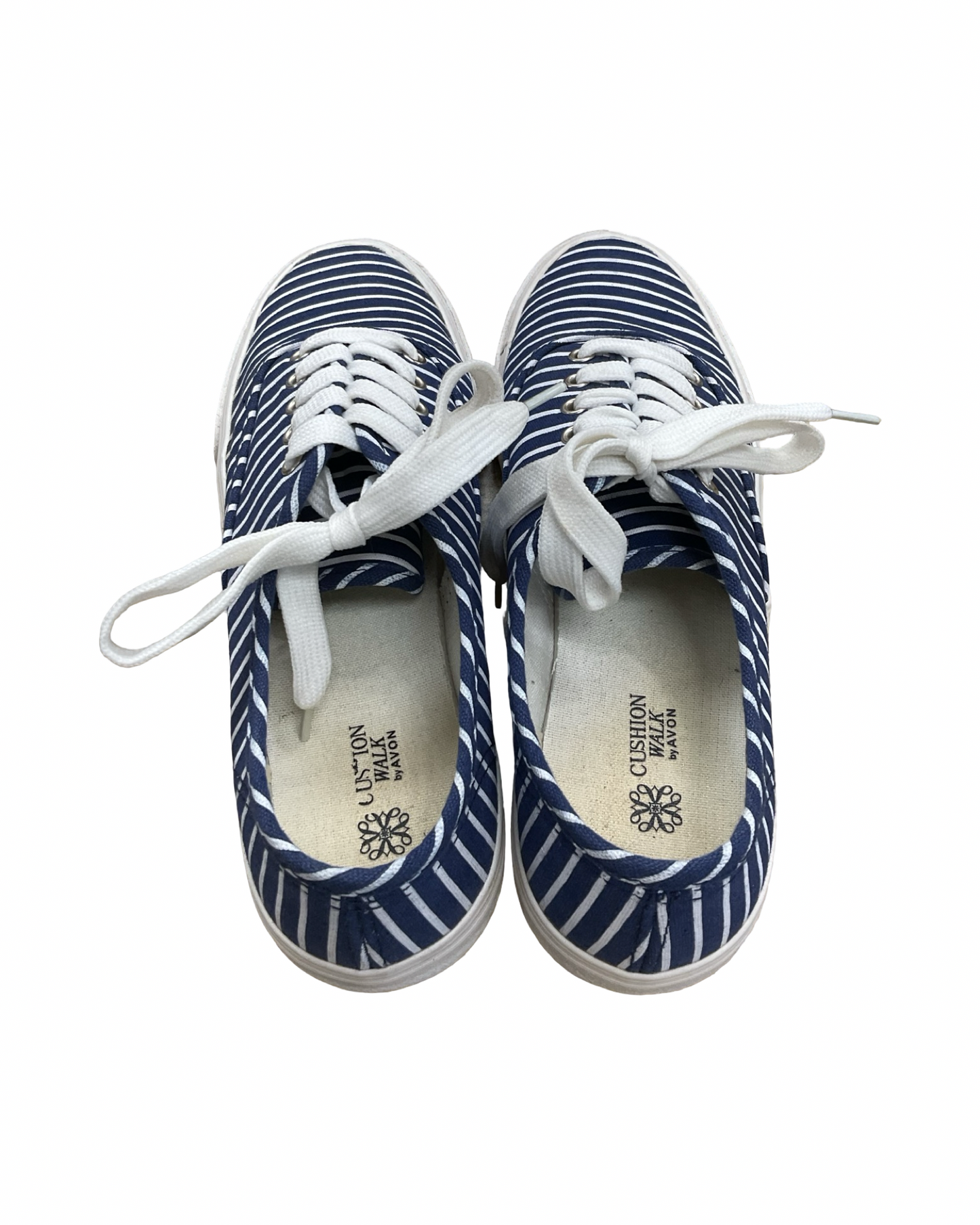 Shoes Sneakers By Avon In Blue & White, Size:8