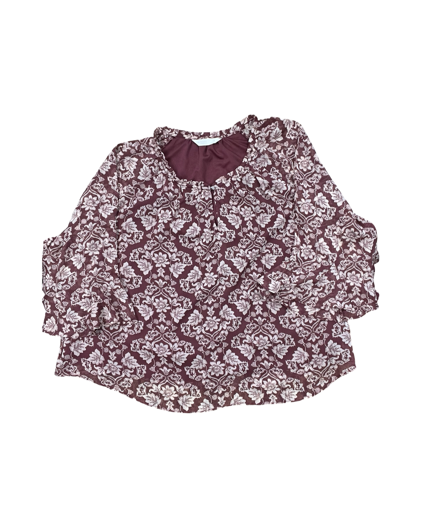 Top Ls By Lauren Conrad In Mauve, Size:Xl
