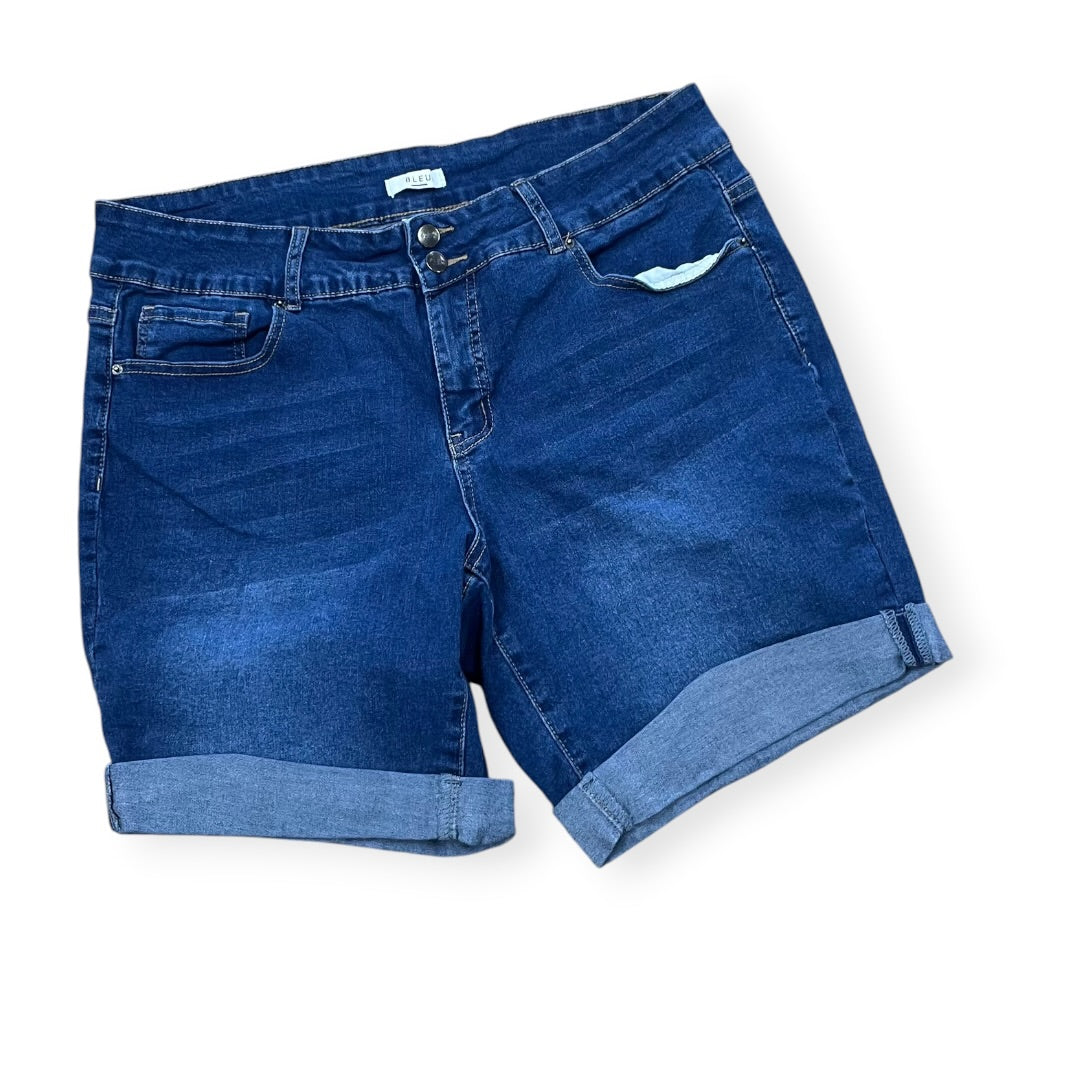 Shorts By Bleu In Blue Denim, Size:18