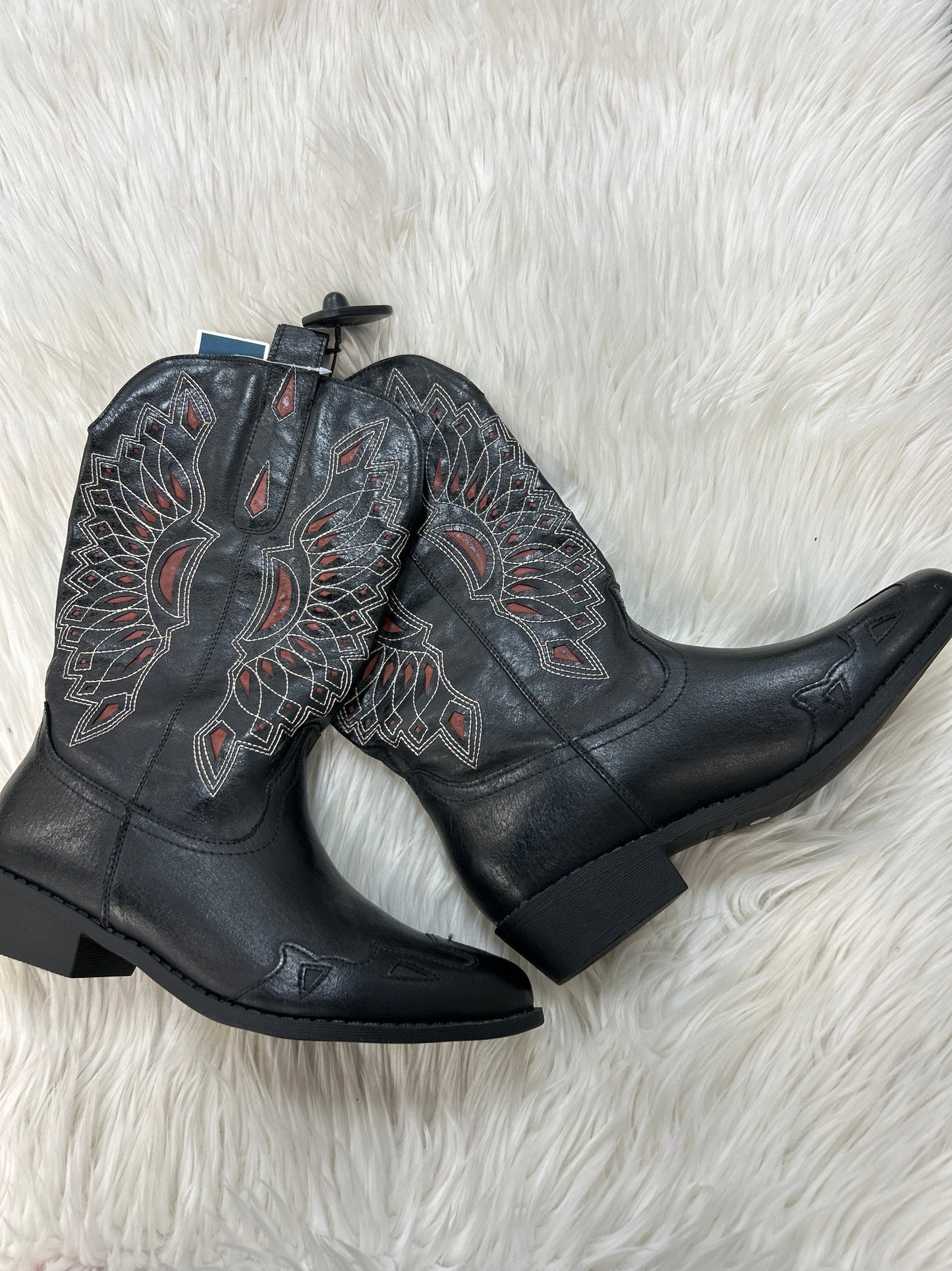 Boots Western By Coconuts In Black, Size:10