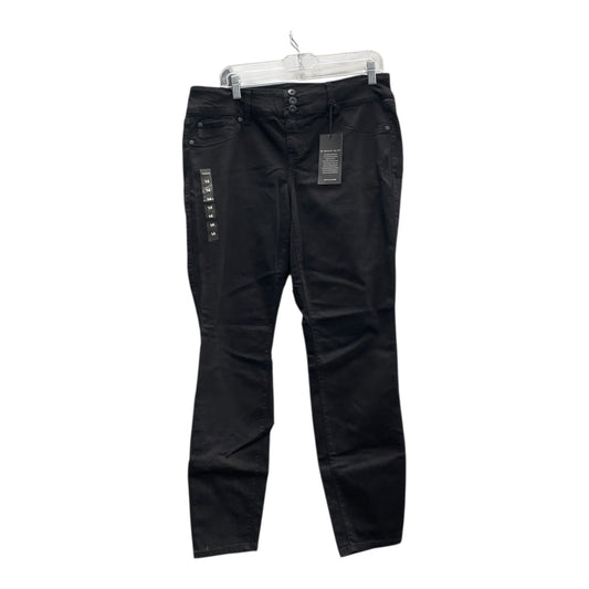 Jeans Jeggings By Torrid In Black Denim, Size:14