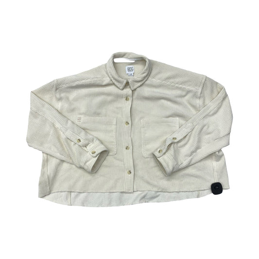 Jacket Shirt By Bdg In Cream, Size:L