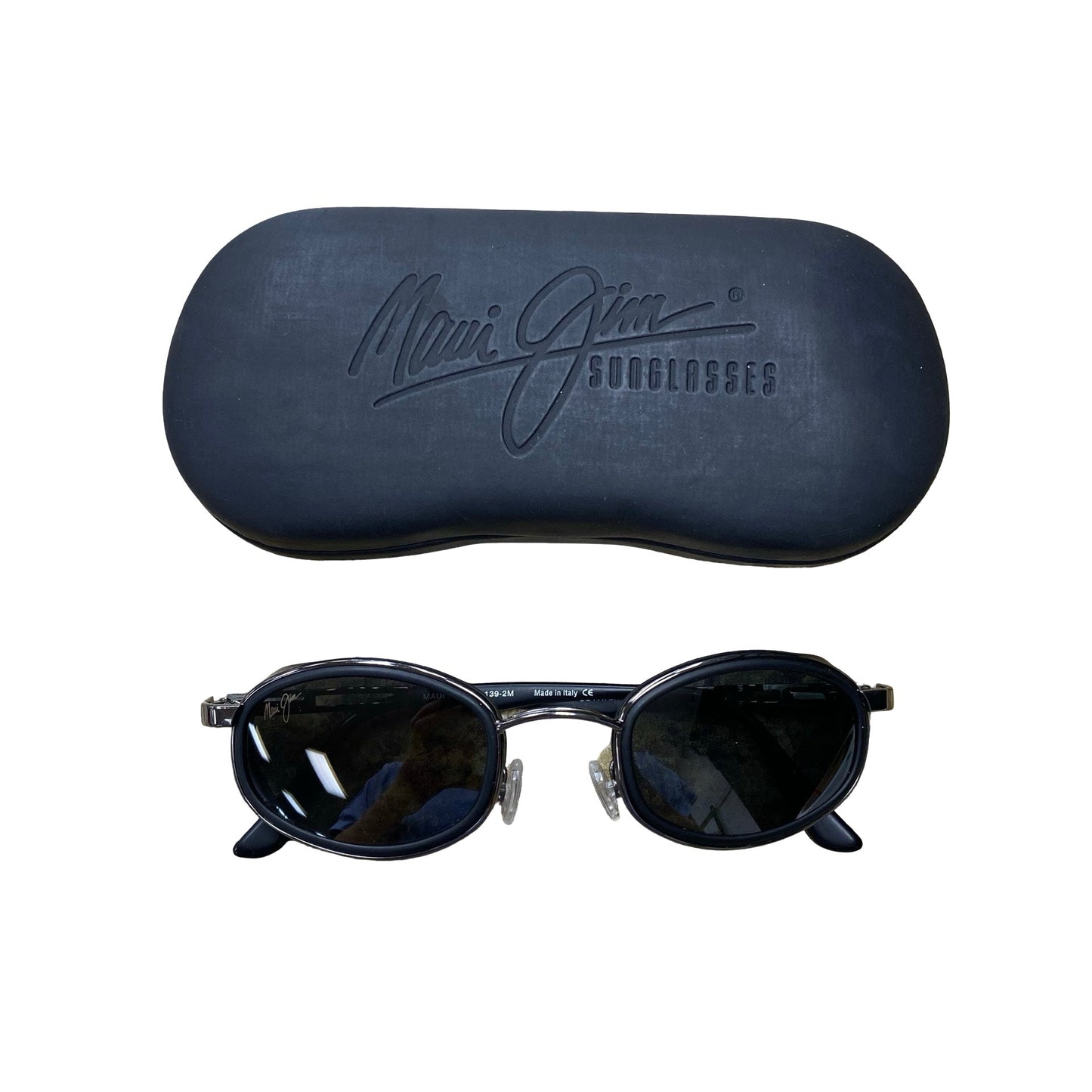 Sunglasses By Maui Jim In Black & Silver