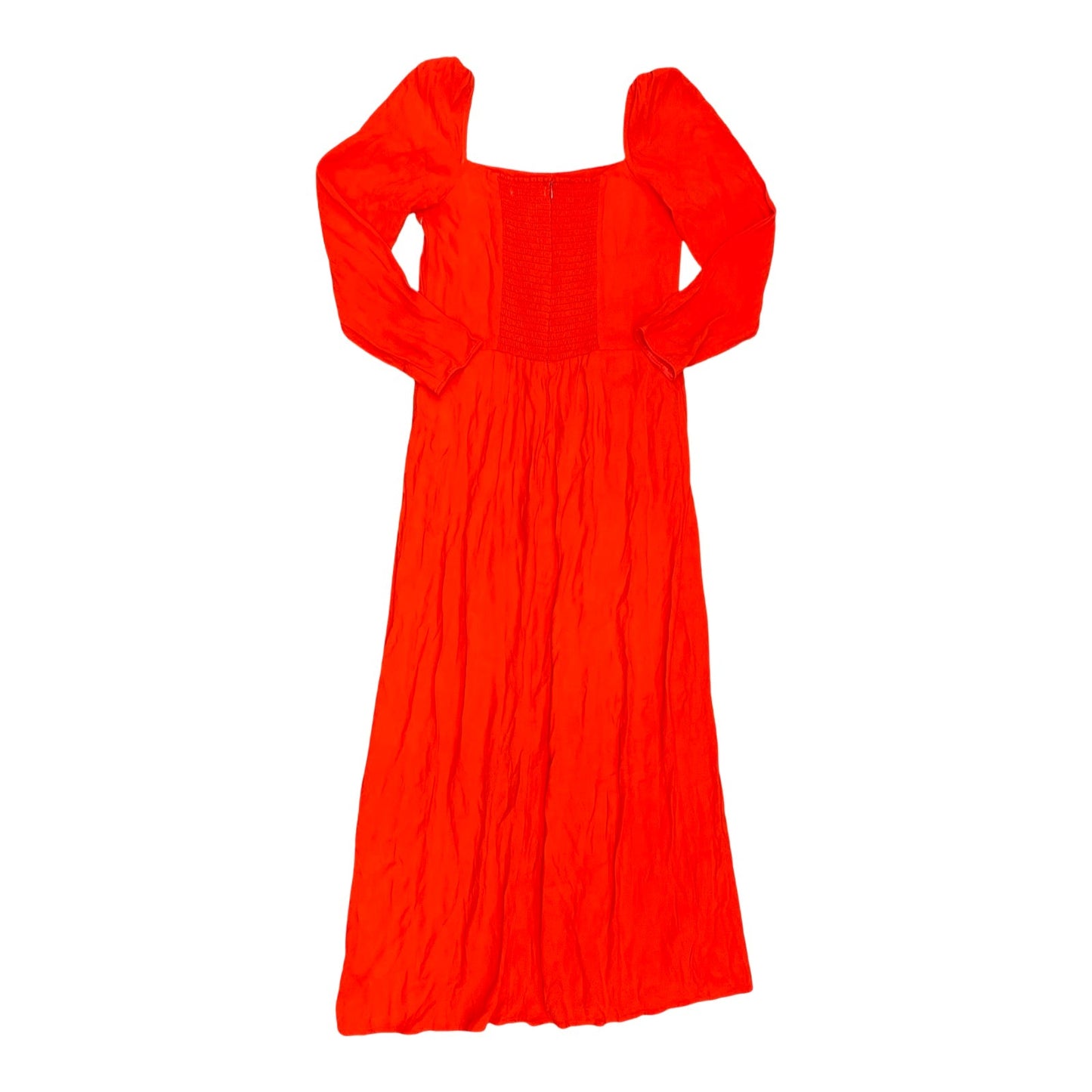 Dress Casual Midi By Reformation In Orange, Size:12