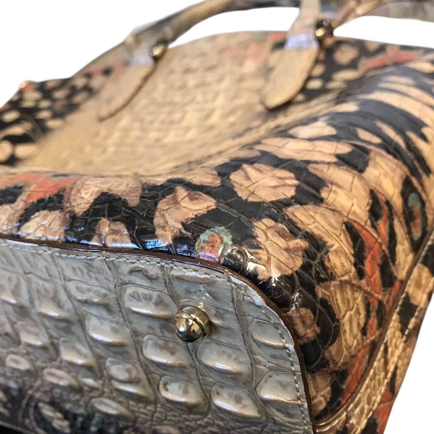 Handbag Designer By Brahmin In Multi, Size:Large