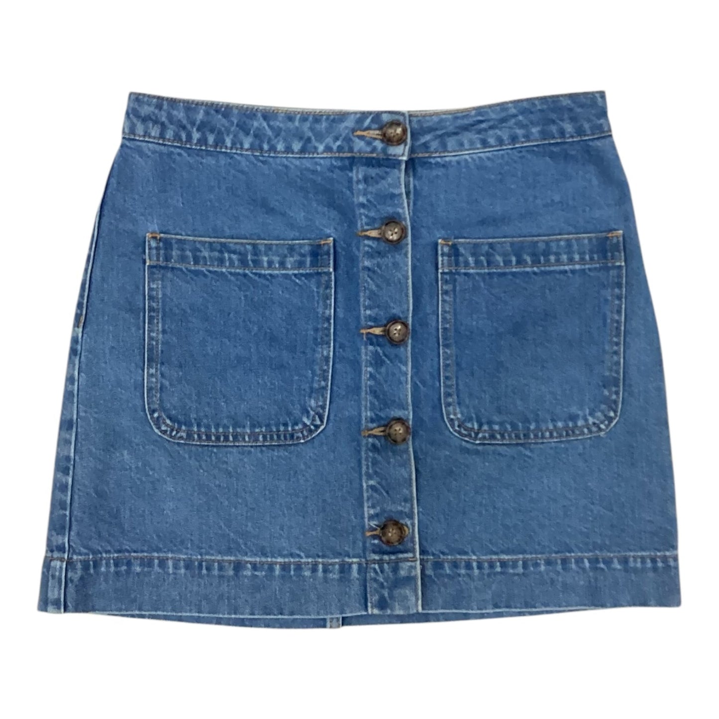 Skirt Mini & Short By We The Free In Blue Denim, Size:4