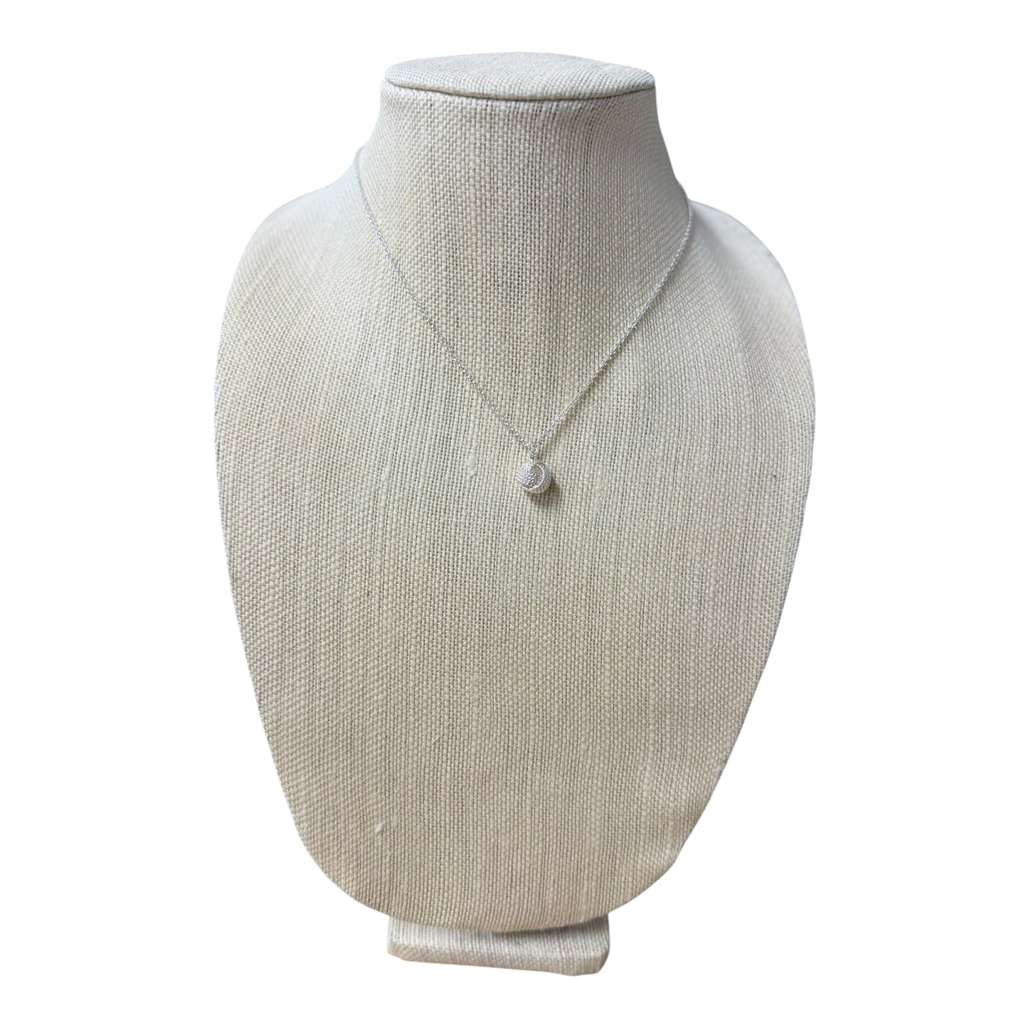Necklace Pendant By Ann Taylor In Silver