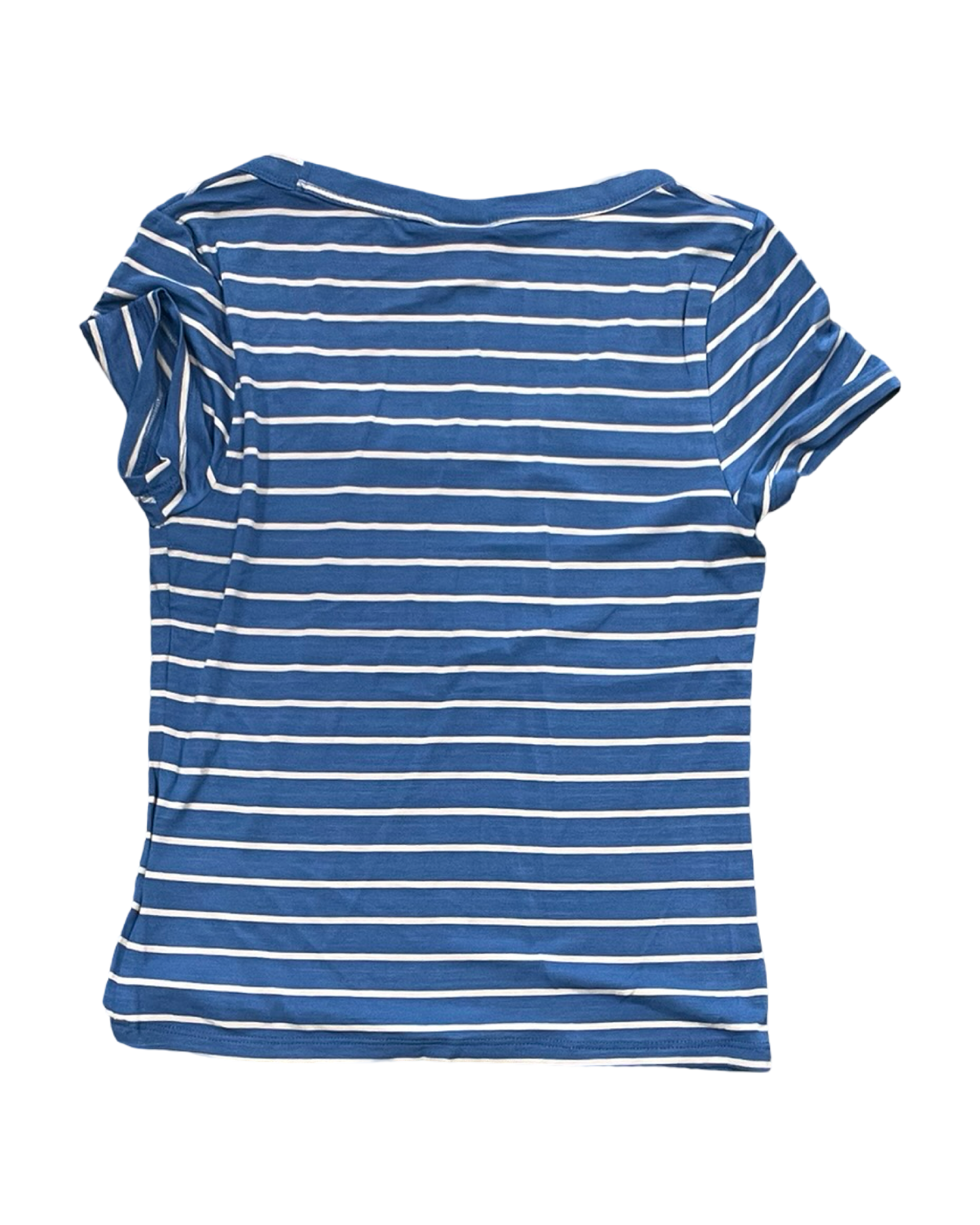 Top Ss By Clothes Mentor In Blue & Tan, Size:S