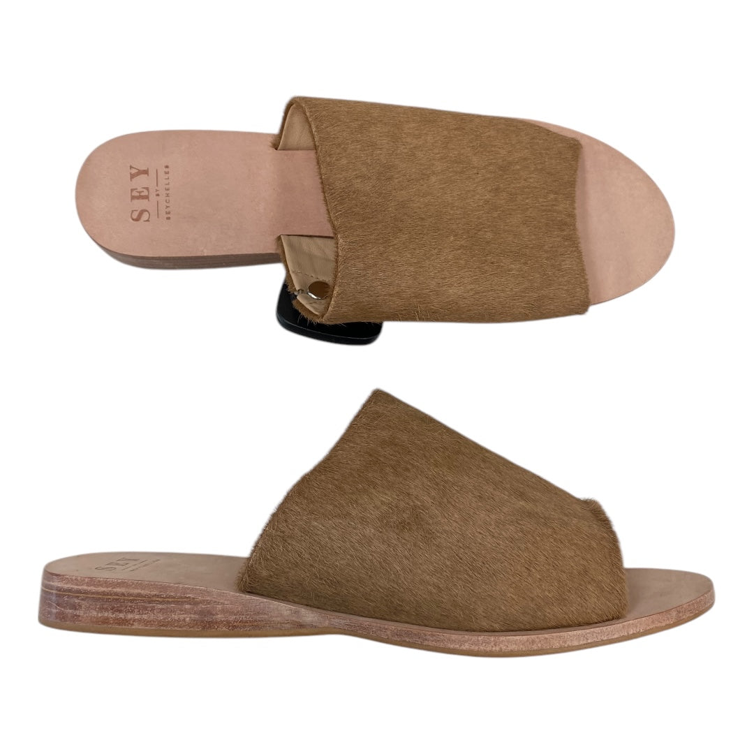 Sandals Flats By Seychelles In Tan, Size:9.5