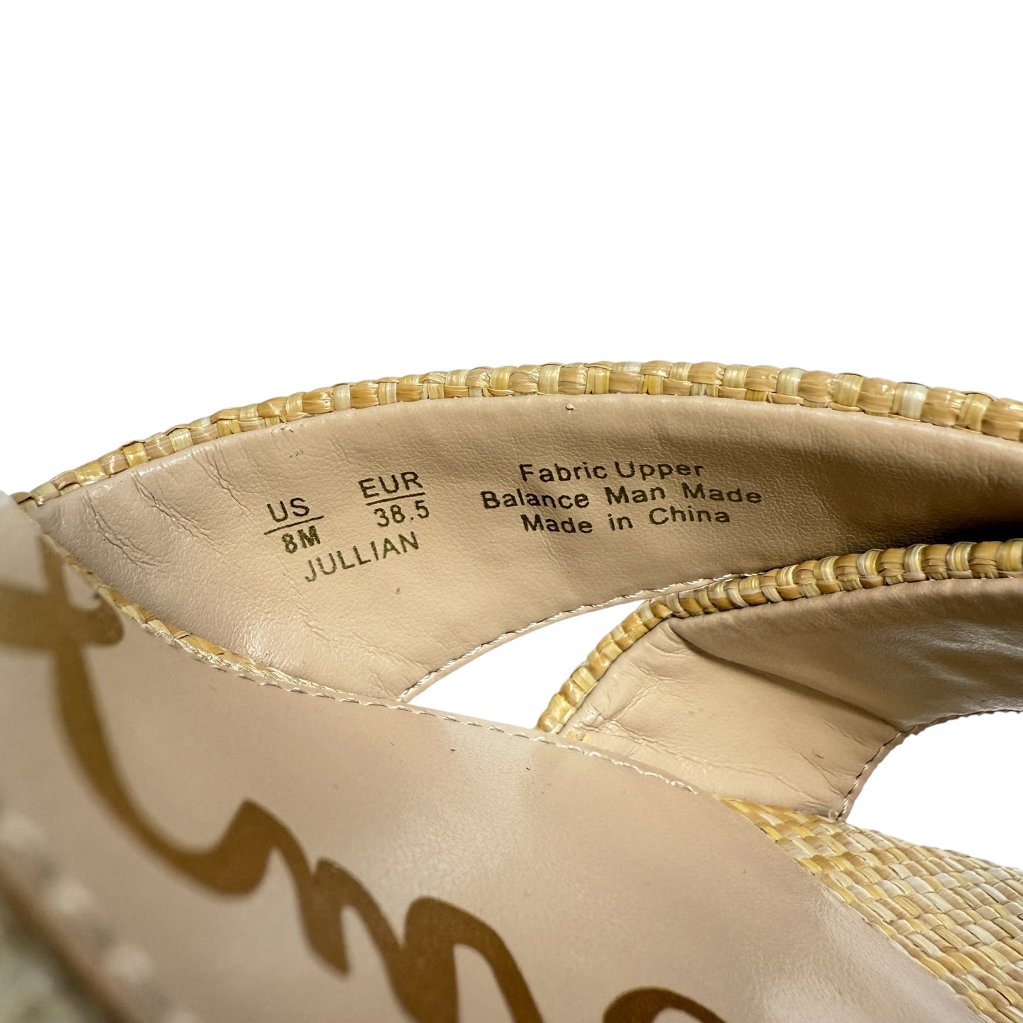 Jullian Platform Sandals By Sam Edelman In Tan, Size: 8