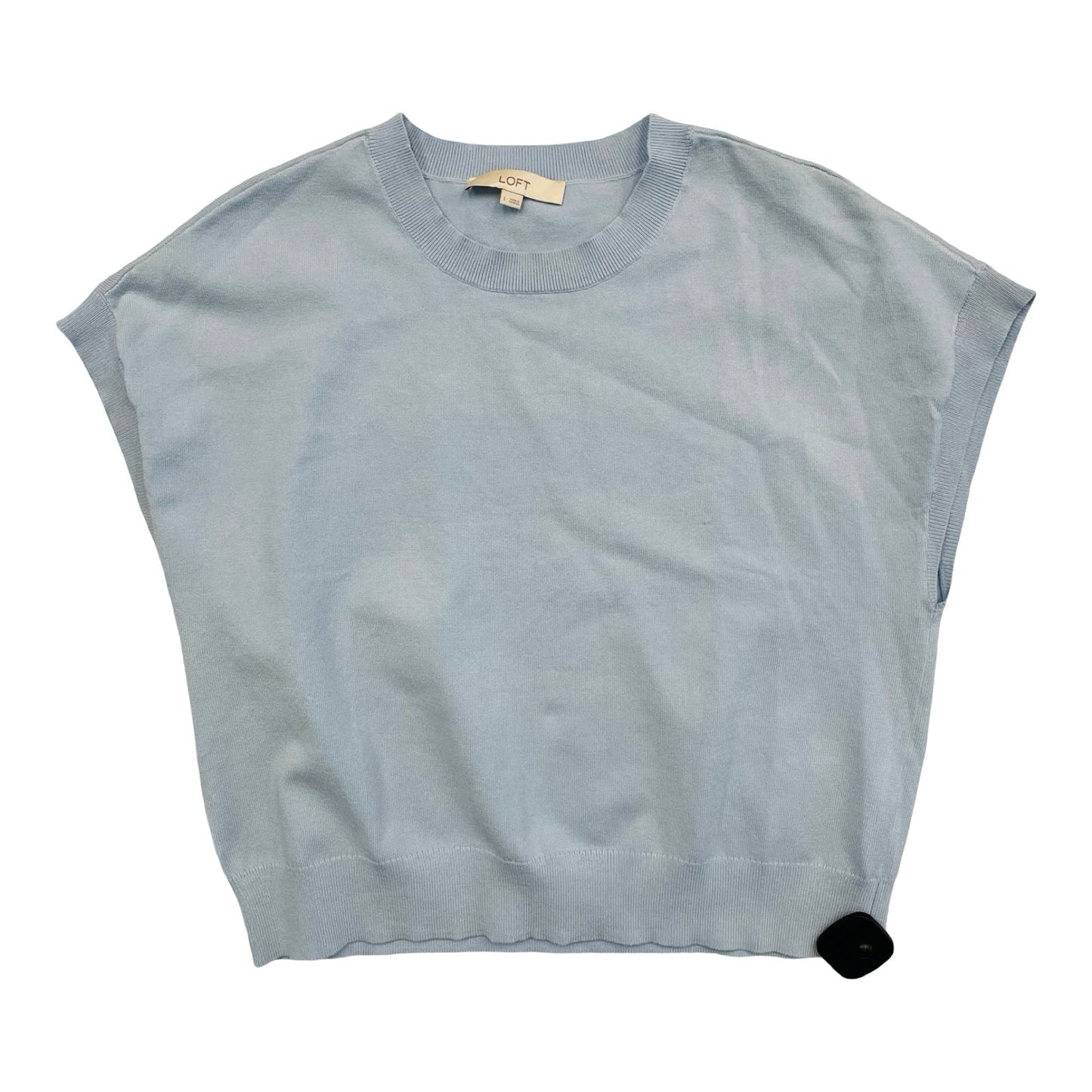 Top Sleeveless By Loft In Blue, Size:L