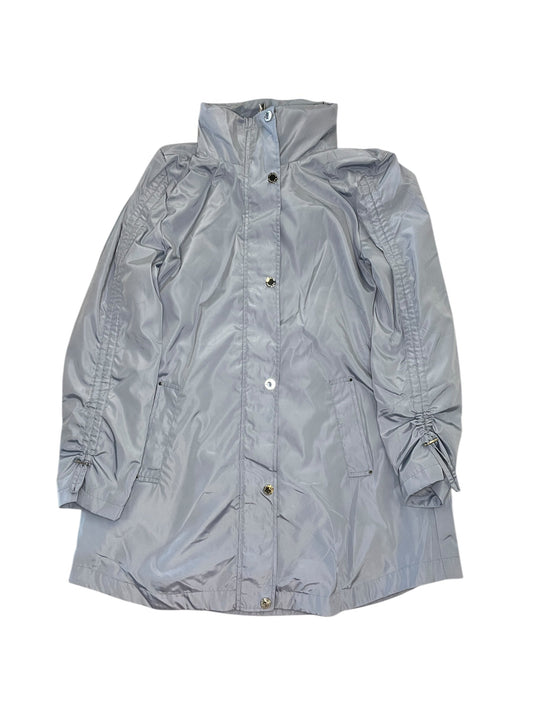 Jacket Windbreaker By Via Spiga In Blue, Size:M